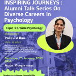 INSPIRING JOURNEYS: Alumni Talk Series On Diverse Careers In Psychology