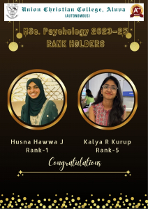 Congratulations to the PG Rank Holders