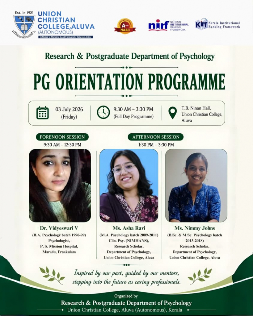 PG Orientation Programme