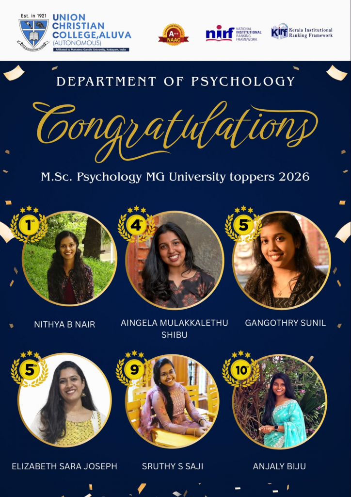 Congratulations to the PG Rank Holders