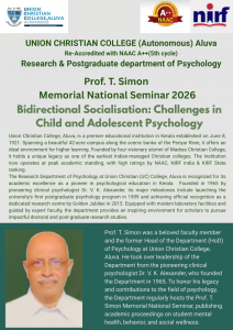 Prof. T. Simon Memorial National Seminar